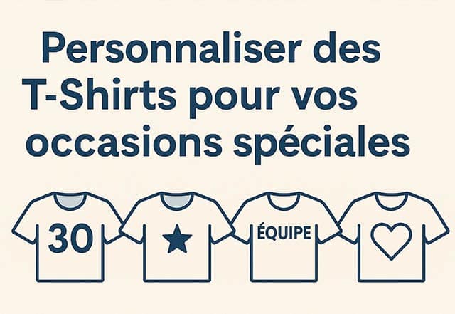 Personnaliser des T-shirts pour vos occasions spéciales : une idée originale !
